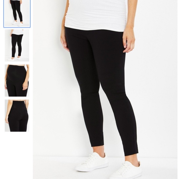 Maia Secret Fit Belly Skinny Ankle Maternity Pant - Picture 3 of 8